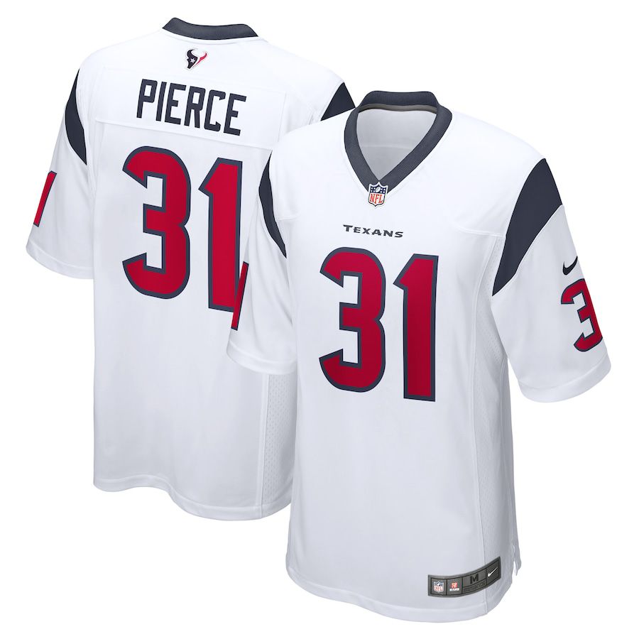 Men Houston Texans #31 Dameon Pierce Nike White Game Player NFL Jersey->houston texans->NFL Jersey